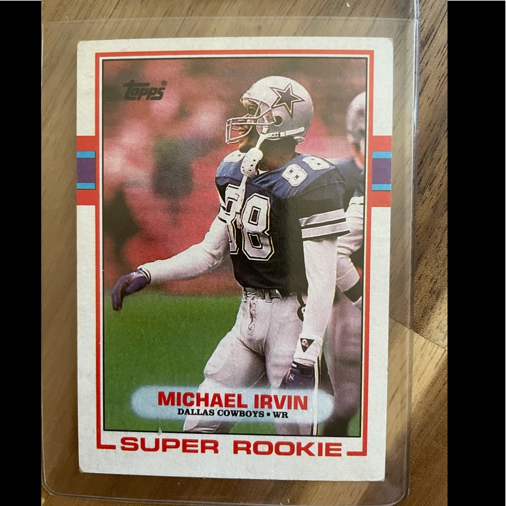 Michael Irvin Topps Super Rookie